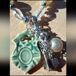 Artist Made Porcelain necklace